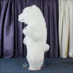 Polar Bear Plush Inflatable Mascot Costume