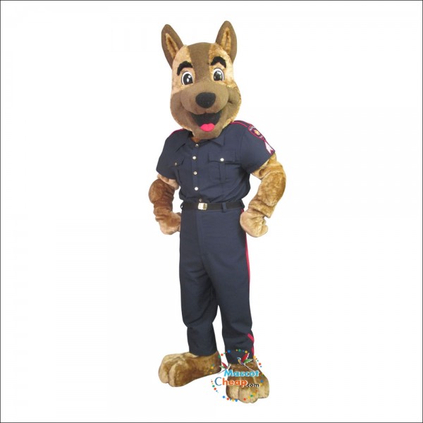 Police Dog Mascot Costume