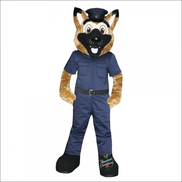 Police Dog Mascot Costume