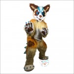 Pretty Fox Dog Mascot Costume