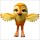 Promotions Gold Bird Mascot Costume
