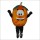 Pumpkin (Bodysuit not included) Mascot Costume