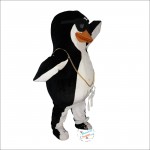 Punk Penguin Cartoon Mascot Costume