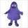 Purple Monster Cartoon Mascot Costume