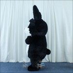 Rabbit Black Bunny Inflatable Mascot Costume