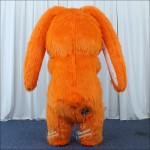 Rabbit Orange Bunny Inflatable Mascot Costume