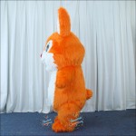 Rabbit Orange Bunny Inflatable Mascot Costume