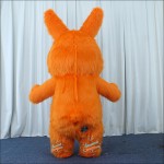 Rabbit Orange Bunny Inflatable Mascot Costume