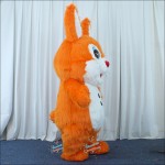 Rabbit Orange Bunny Inflatable Mascot Costume