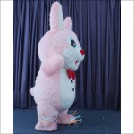 Rabbit Pink Bunny Inflatable Mascot Costume