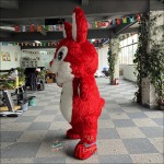Rabbit Red Bunny Inflatable Mascot Costume