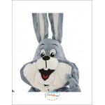 Cute Friendly Rabbit Mascot Costume