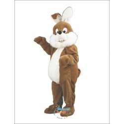 White belly Rabbit Mascot Costume