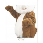 White belly Rabbit Mascot Costume