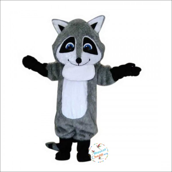 Raccoon Cartoon Mascot Costume
