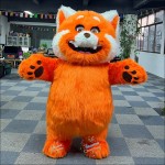Raccoon Plush Inflatable Mascot Costume