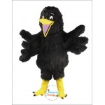 Happy Raven Mascot Costume