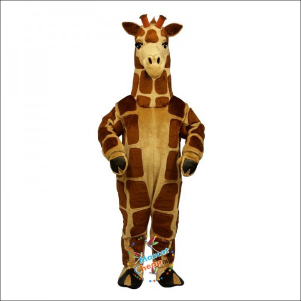 Realistic Giraffe Mascot Costume