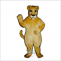 Realistic Lioness Mascot Costume