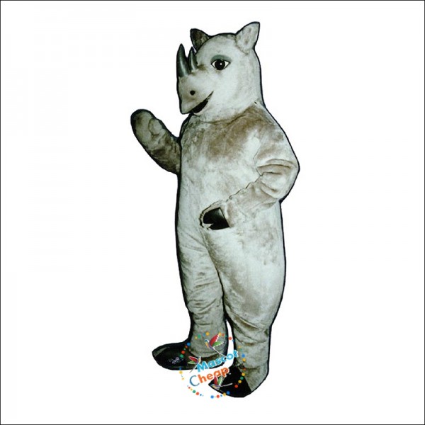 Realistic Rhinoceros Mascot Costume