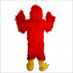 Red Eagle Bird Cartoon Mascot Costume