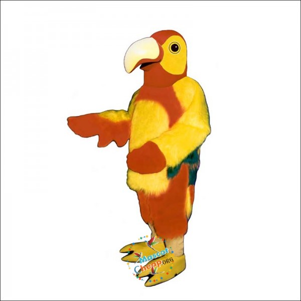 Red Parrot Mascot Costume
