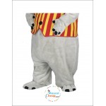 Gray Cute Rhino Mascot Costume