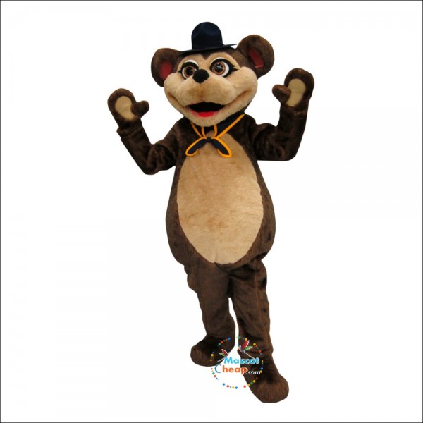 Safety Bear Mascot Costume
