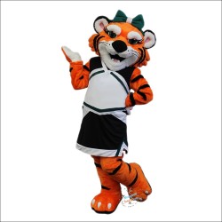 School Female Tiger Mascot Costume