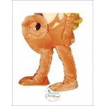 Happy Cute Seahorse Mascot Costume