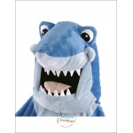 Sharp Teeth Shark Mascot Costume