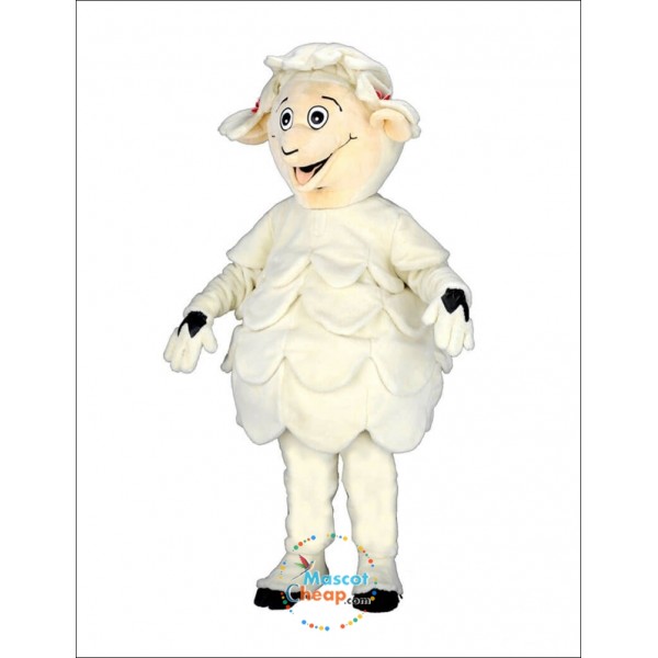 White Sheep mascot costume