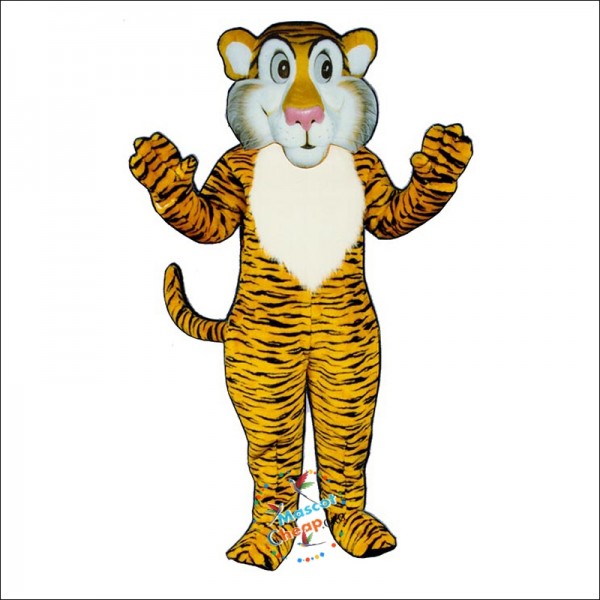 Shy Tiger Mascot Costume
