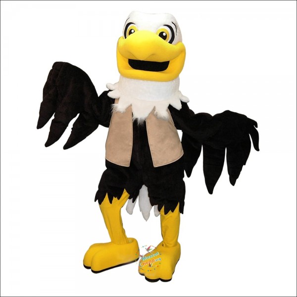 Siga Gold Eagle Mascot Costume