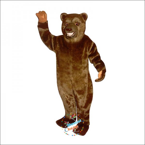 Snarling Bear Mascot Costume