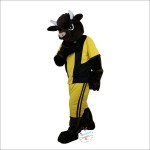 Sport Cow Bull Cartoon Mascot Costume