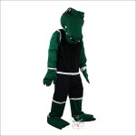 Sport Green Crocodile Mascot Costume