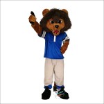 Sport Lion Cartoon Mascot Costume