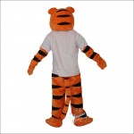 Sport Orange Tiger Cartoon Mascot Costume