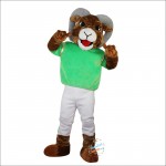 Sport Sheep Goat Cartoon Mascot Costume
