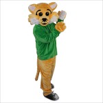 Sports Wild Cat Cartoon Mascot Costume