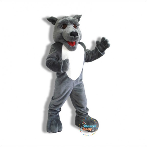 College Wolfhound Mascot Costume