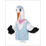 High Quality Stork Mascot Costume