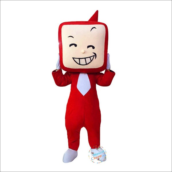 TV Set Cartoon Mascot Costume