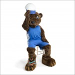 Teen Bear Mascot Costume