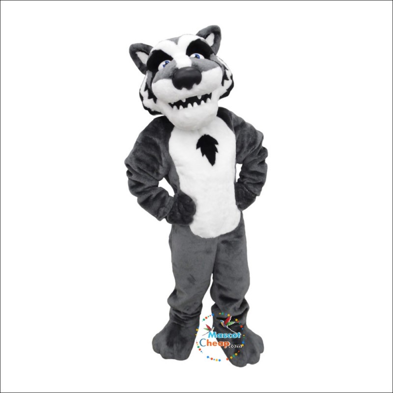 Timber Wolf Mascot Costume Hot Sale Online