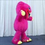 Triangle Monster Red Inflatable Mascot Costume