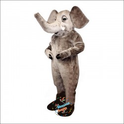 Tusked Elephant Mascot Costume