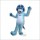 Blue Happy Lion Mascot Costume