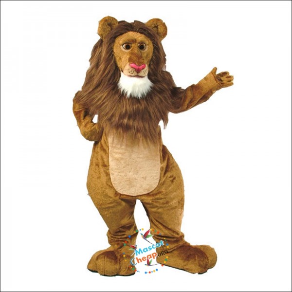 Wally Lion Mascot Costume